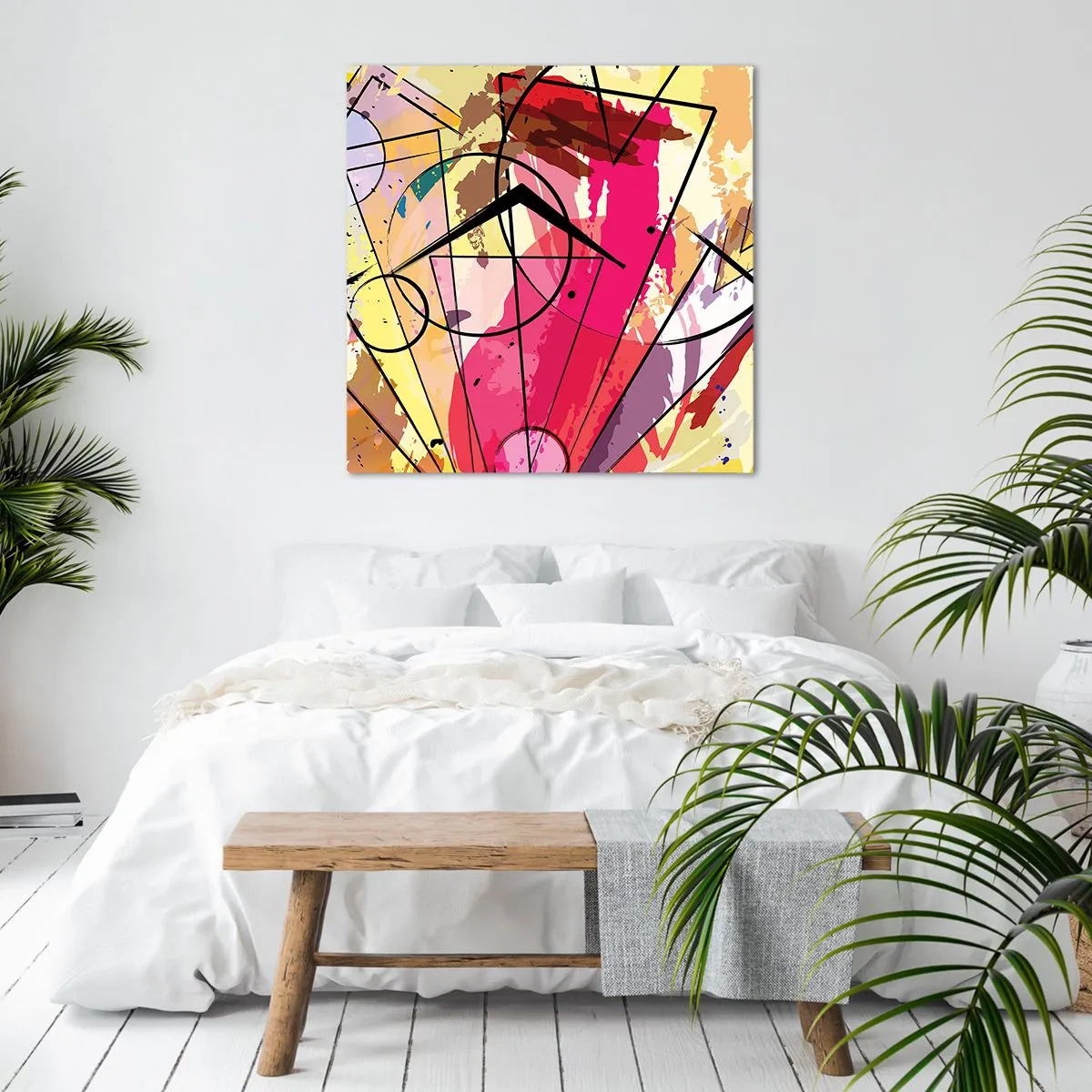 Bild auf Leinwand - Leinwandbild - Explosion - 30x30 cm