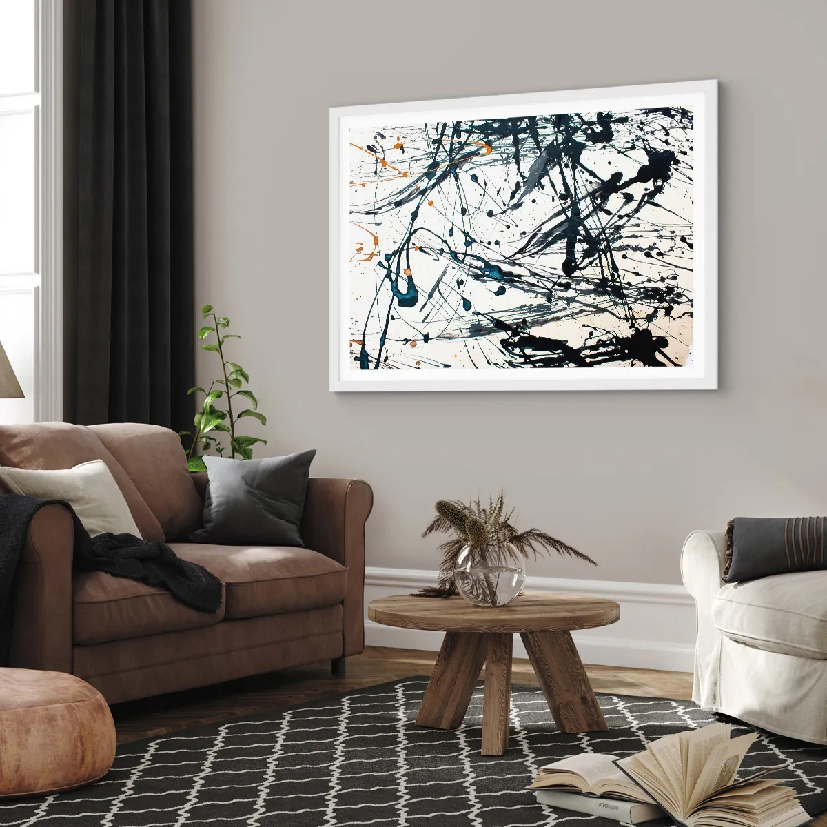 Poster in einem weißen Rahmen - Sinn machen oder keinen Sinn machen? - 70x50 cm