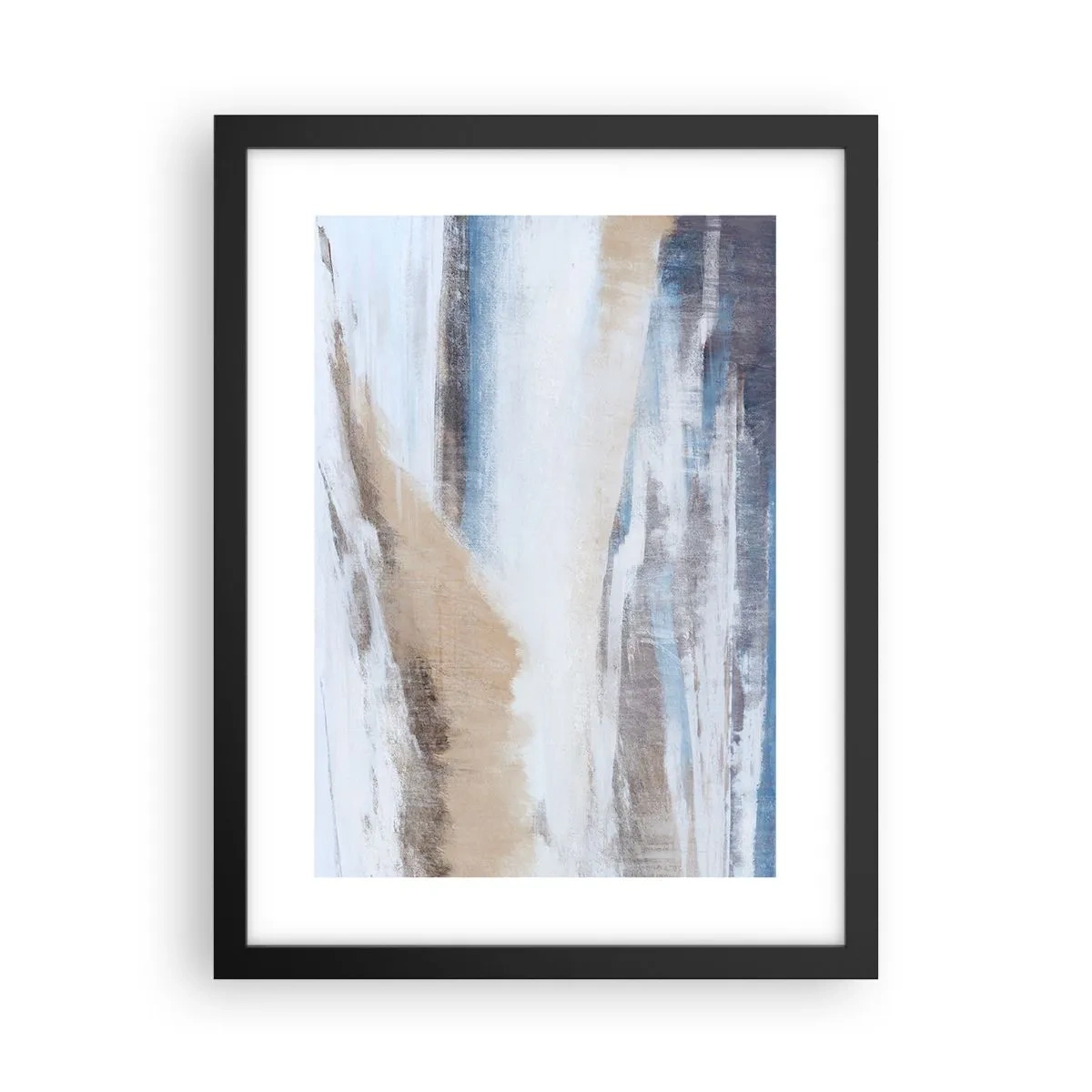 Poster in einem schwarzem Rahmen - Winterkomposition - 30x40 cm