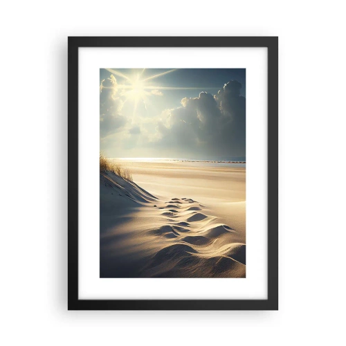 Poster in einem schwarzem Rahmen - Beruhigende Landschaft - 30x40 cm
