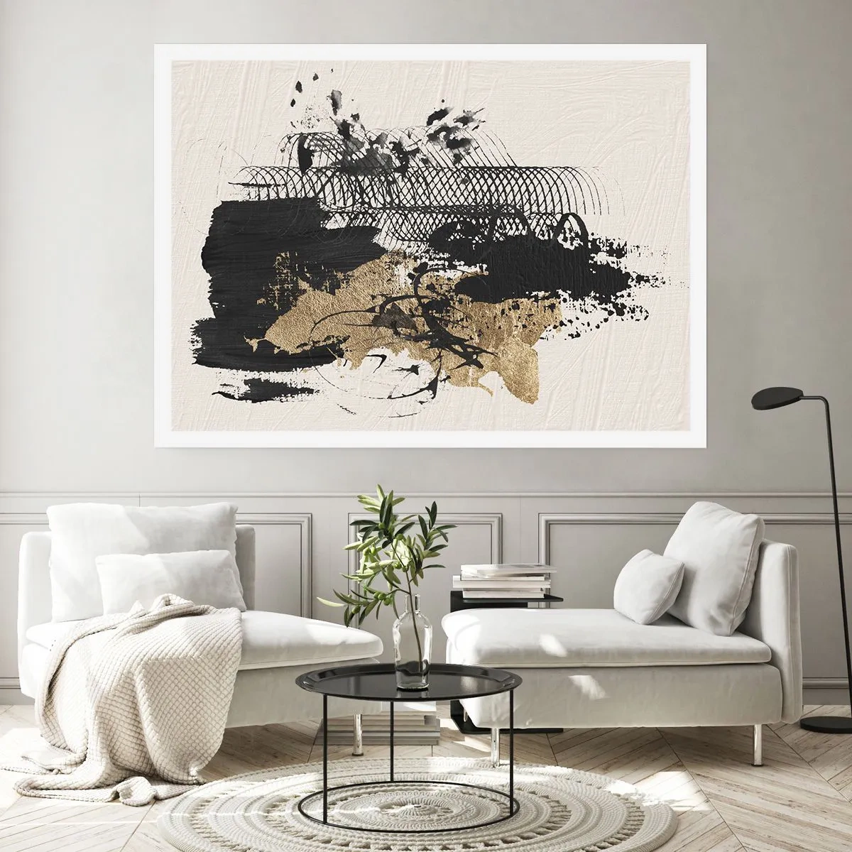 Poster - Komposition mit Leidenschaft - 50x40 cm