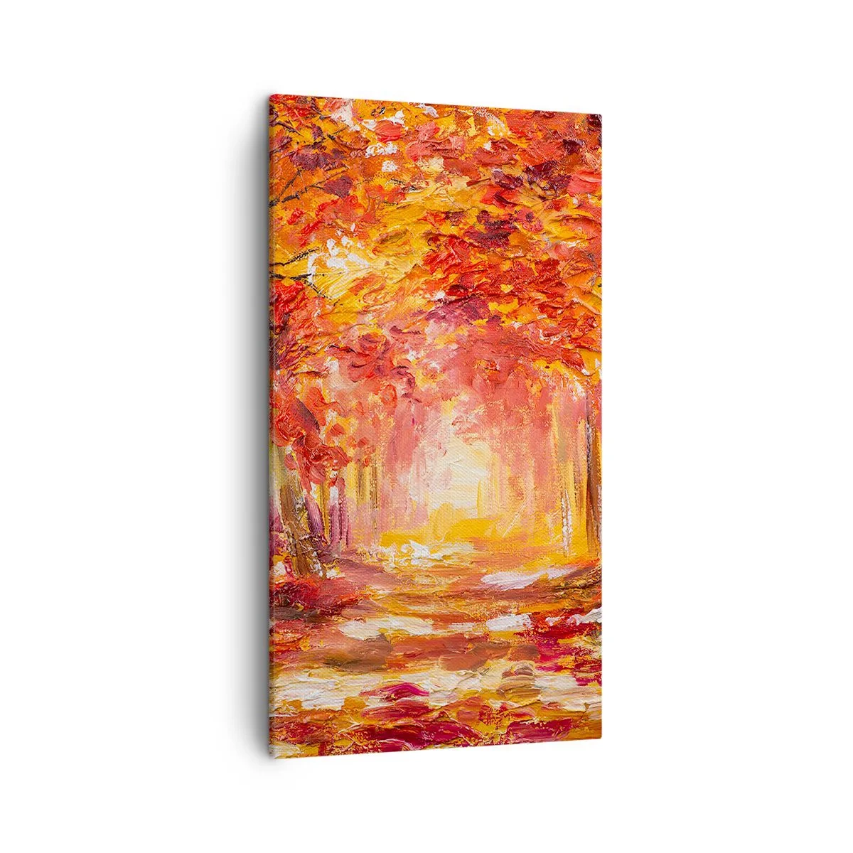 Bild auf Leinwand - Leinwandbild - Kupferwald - 45x80 cm