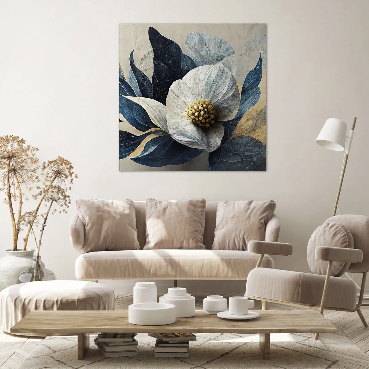 Bild auf Leinwand - Leinwandbild - Er hat ein Herz aus Gold - 50x50 cm