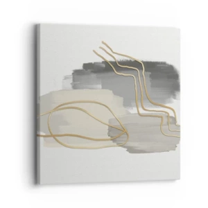 Bild auf Leinwand - Leinwandbild - Dauer und Bewegung - 30x30 cm