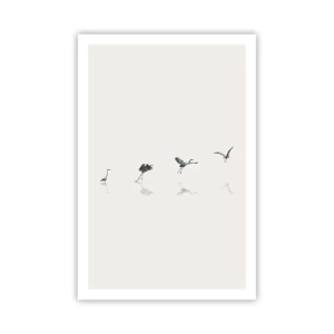 Poster - Vier einfache Schritte - 61x91 cm