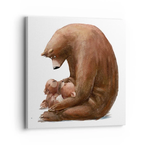Bild auf Leinwand - Leinwandbild - Süße Träume, Kinder - 30x30 cm