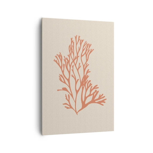 Bild auf Leinwand - Leinwandbild - Korallenfiligran - 70x100 cm