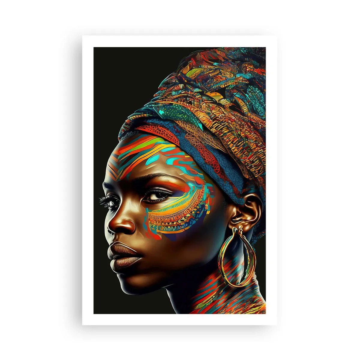 Poster - Afrikanische Königin - 61x91 cm
