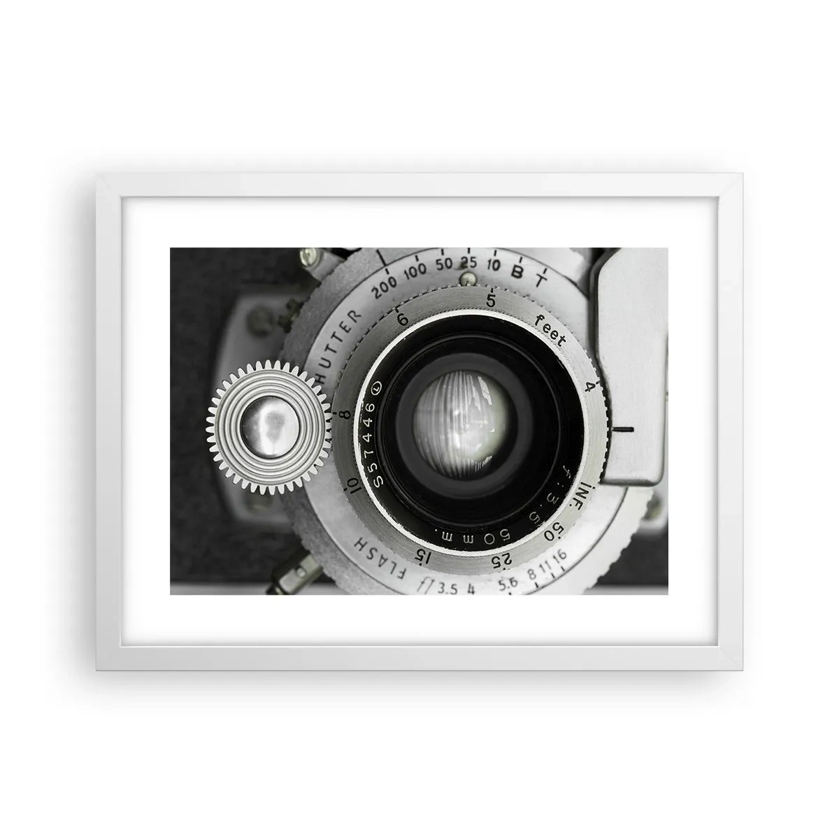 Poster in einem weißen Rahmen - Eine Story über Hollywood - 40x30 cm