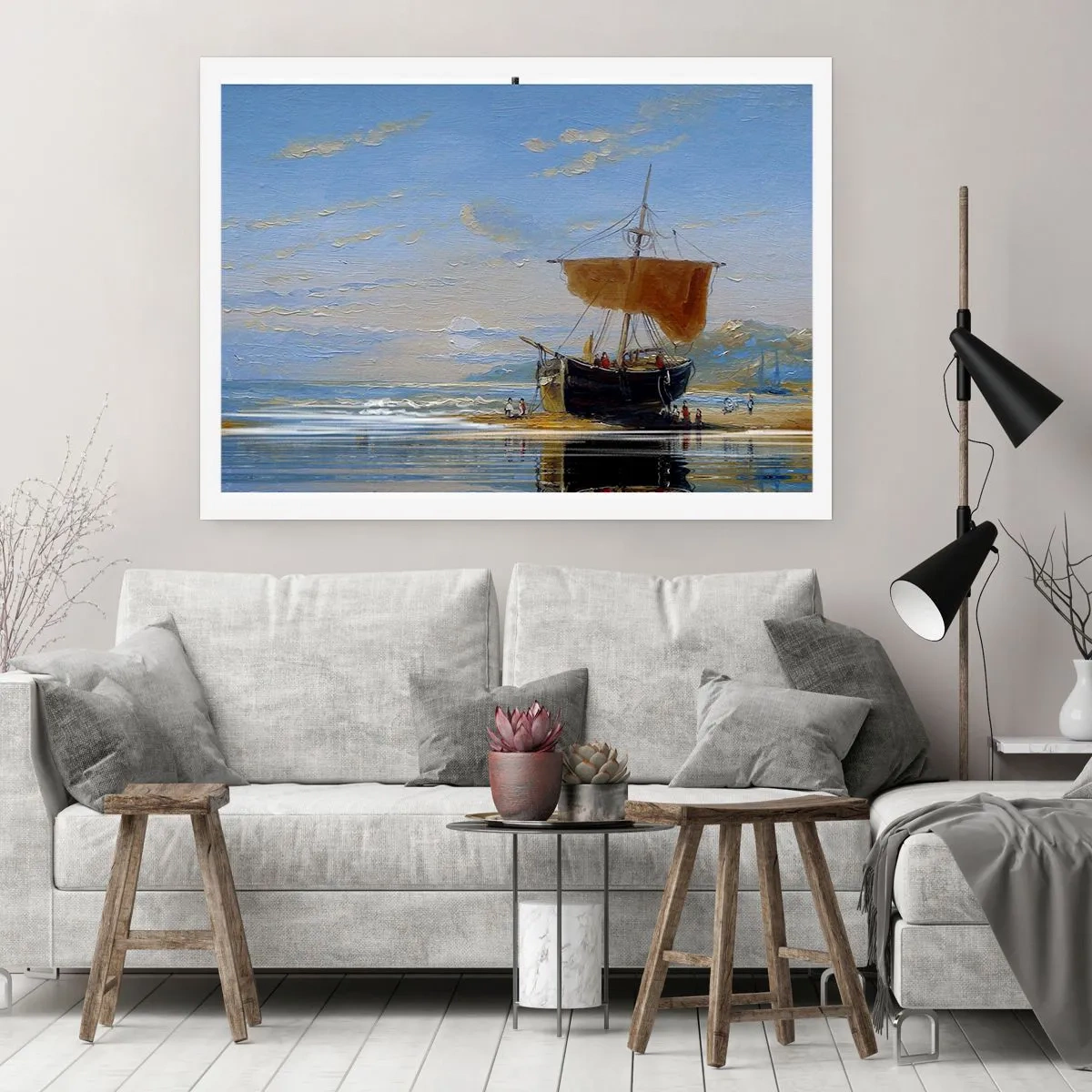 Poster - Wasser, Land, Luft - 70x50 cm