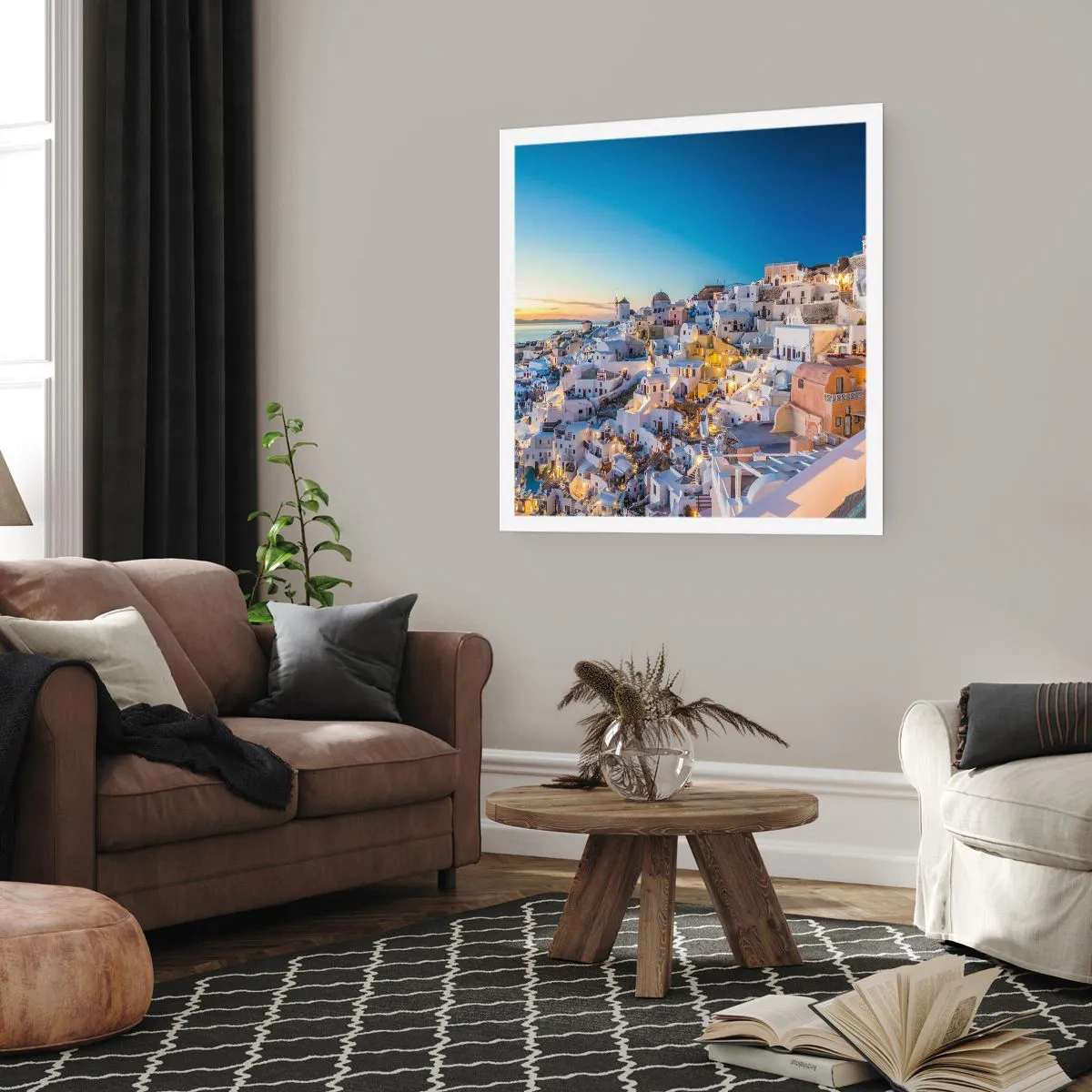 Poster - Die Essenz des Griechischen - 50x50 cm