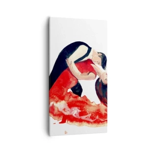 Bild auf Leinwand - Leinwandbild - Tango - eine sinnliche Welle - 55x100 cm