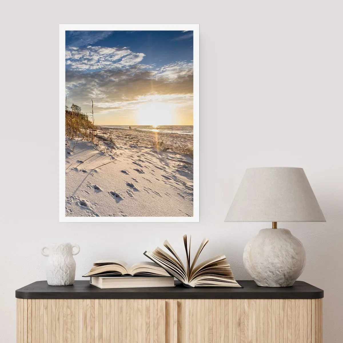 Poster - Einladung zu einem Spaziergang - 40x50 cm