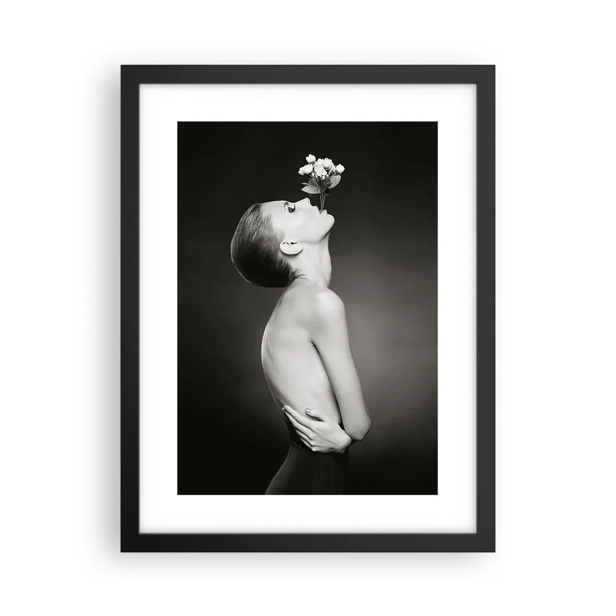 Poster in einem schwarzem Rahmen - Exzentrische Eleganz - 30x40 cm