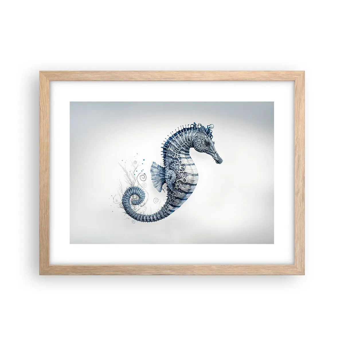 Poster in einem Rahmen aus heller Eiche - Subtiler Witz der Natur - 40x30 cm