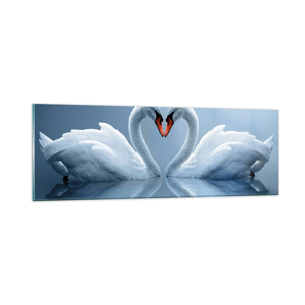 Glasbild - Bild auf glas - Zeit für die Liebe - 90x30 cm
