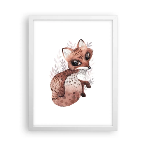 Poster in einem weißen Rahmen - Einfach lieben - 30x40 cm