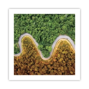 Poster - Grenzen und Durchbrüche - 50x50 cm