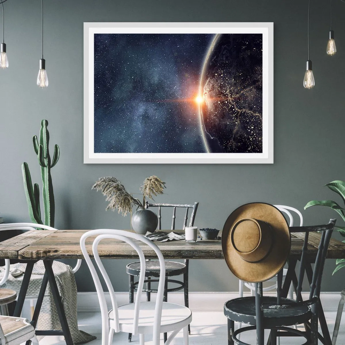 Poster in einem weißen Rahmen - In einer neuen Perspektive - 100x70 cm