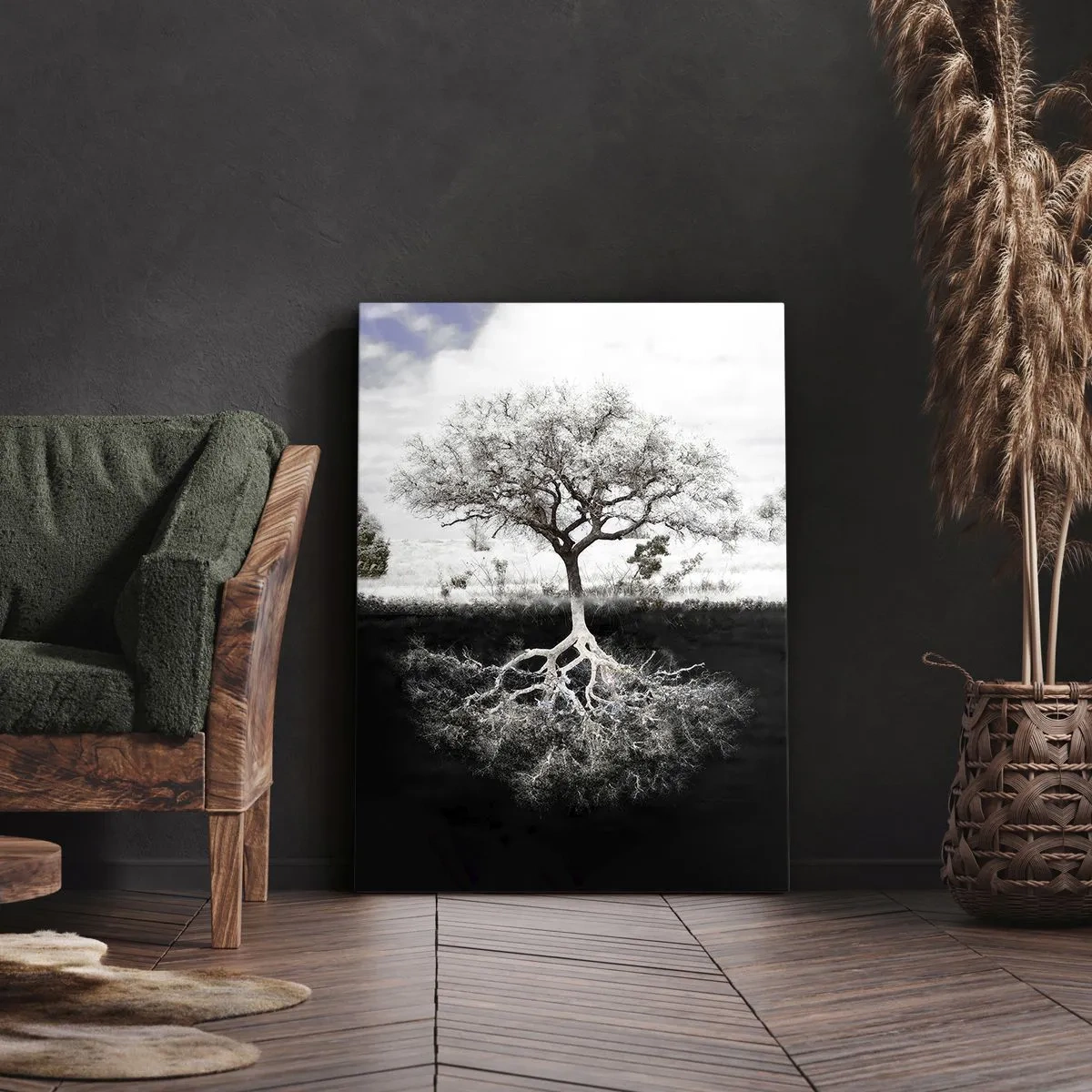 Bild auf Leinwand - Leinwandbild - Die Natur der Welt entdecken - 80x120 cm