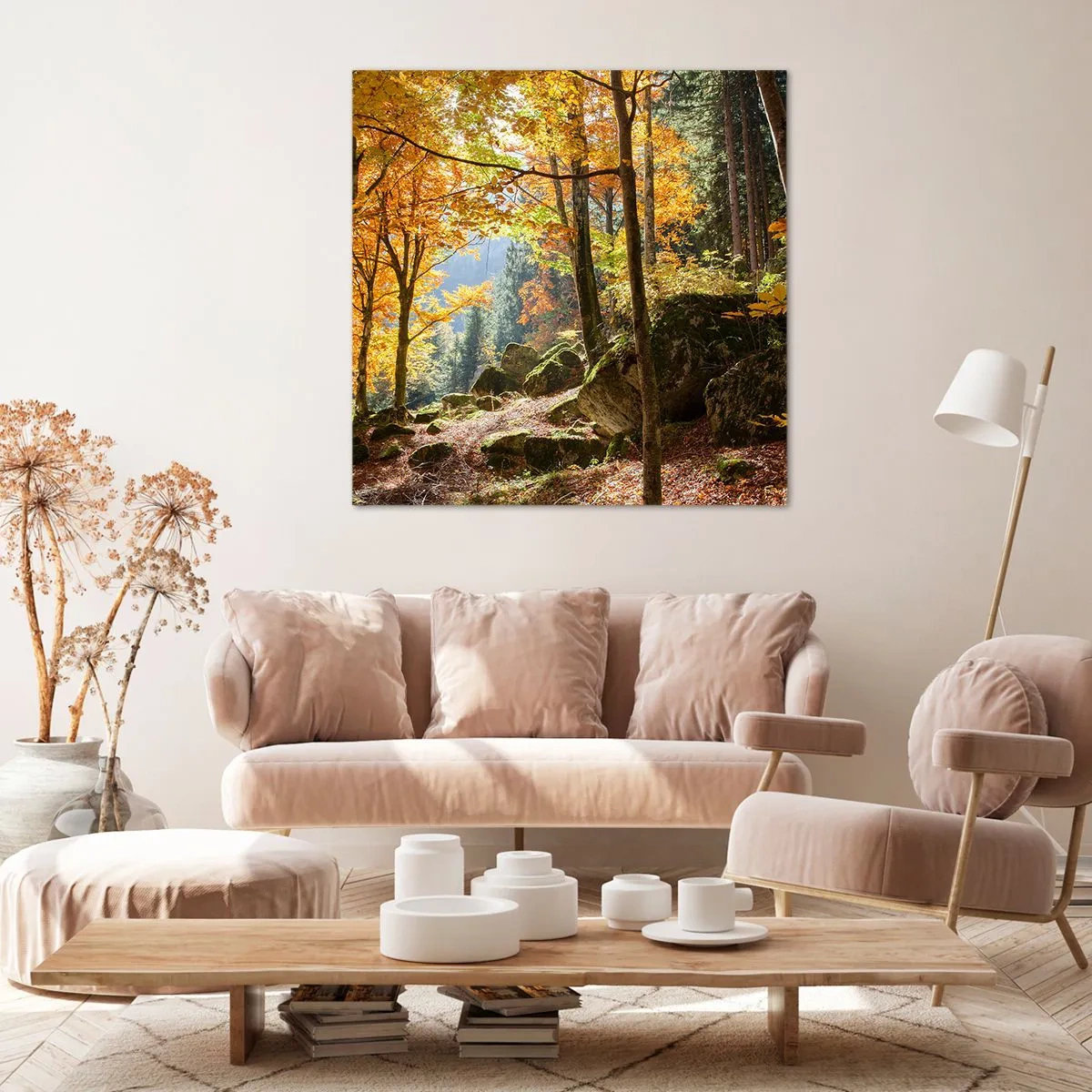 Bild auf Leinwand - Leinwandbild - Zeit zum Entspannen - 40x40 cm