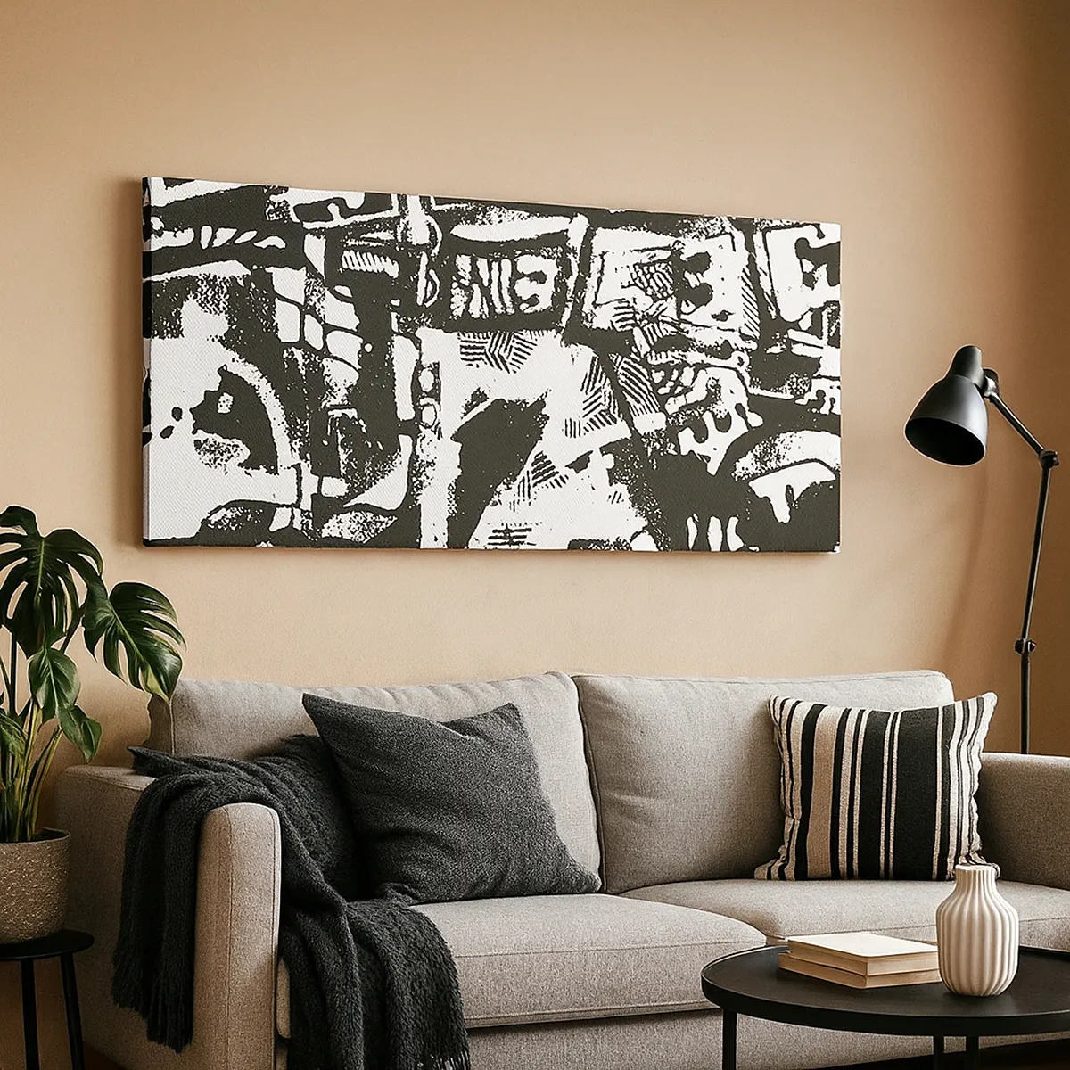 Bild auf Leinwand - Leinwandbild - Ordnung oder Chaos? - 30x30 cm