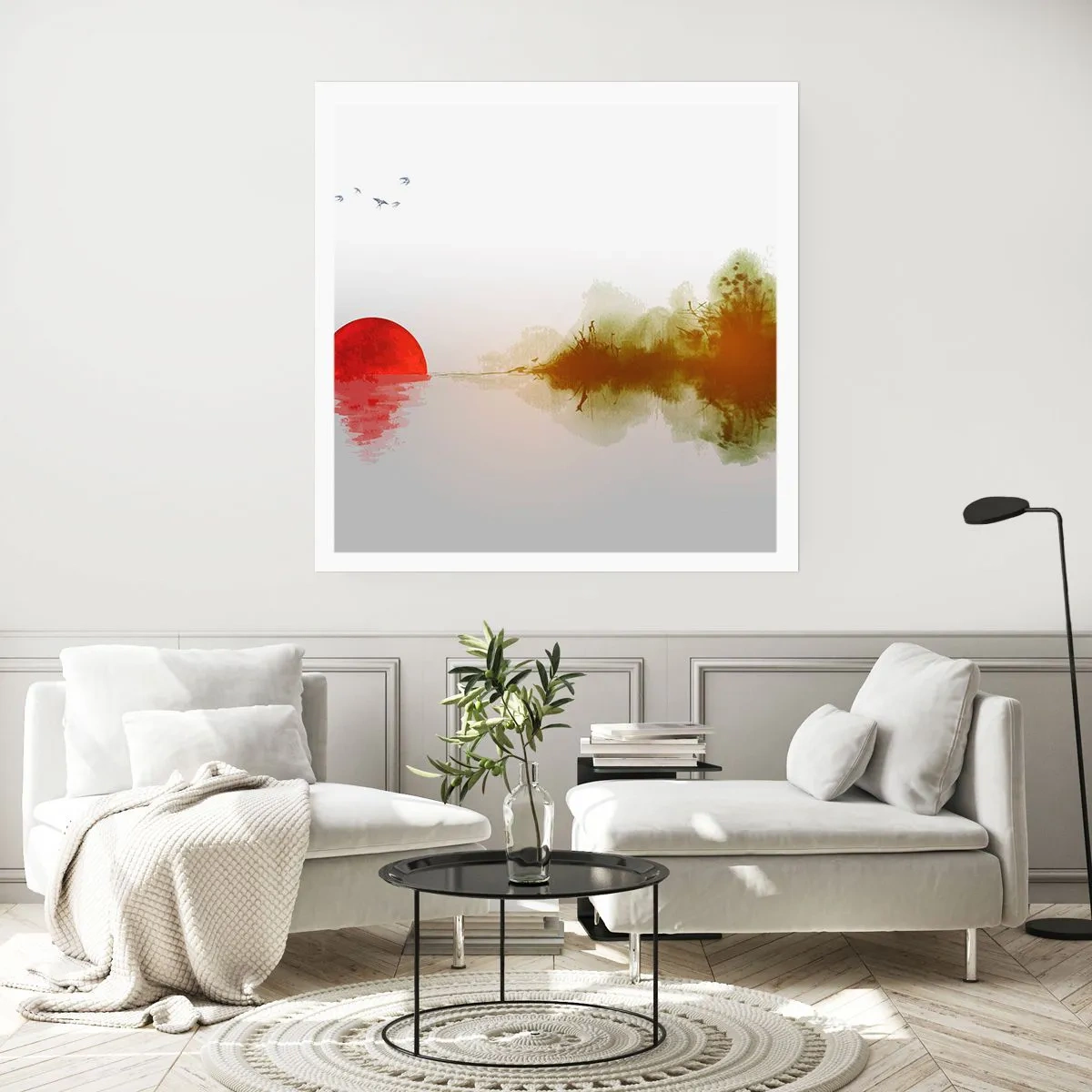 Poster - Versprechen der Ruhe - 50x50 cm