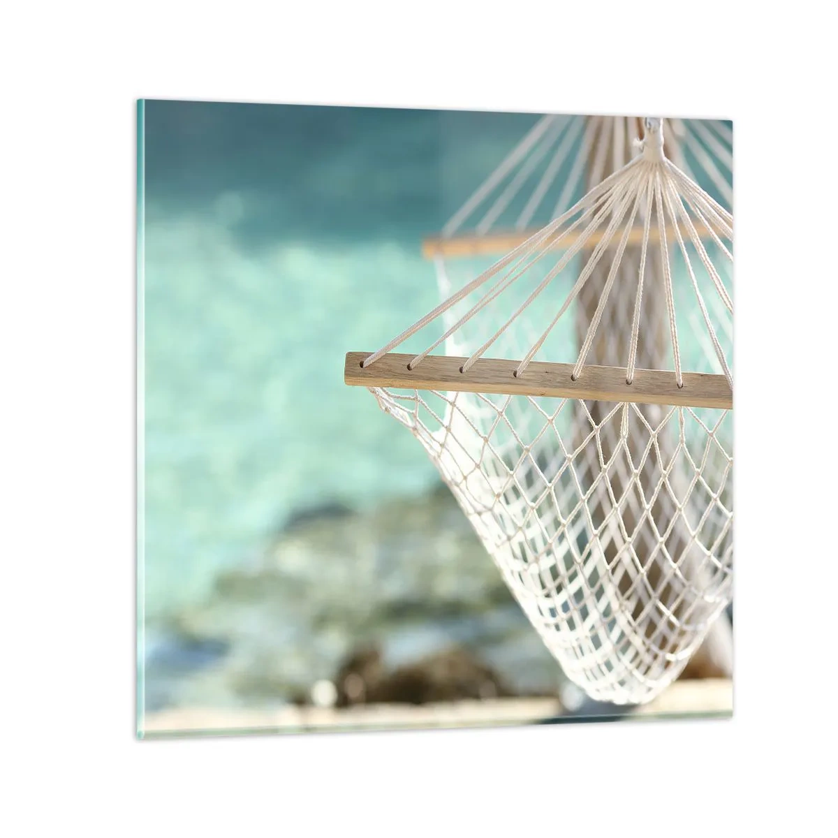Glasbild - Bild auf glas - Zeit zum Entspannen - 50x50 cm