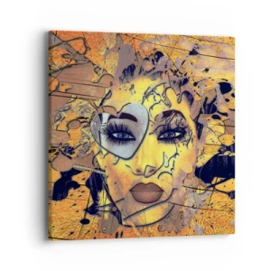 Bild auf Leinwand - Leinwandbild - Sonnige Schönheit - 40x40 cm