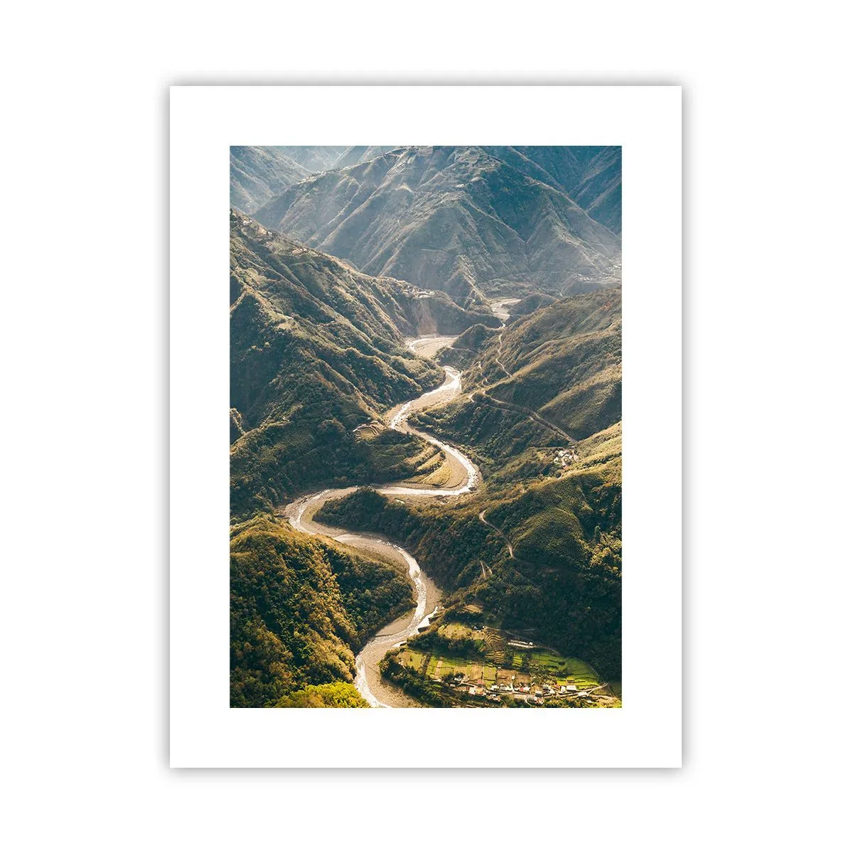 Poster - Direkt aus dem Herzen der Berge - 30x40 cm