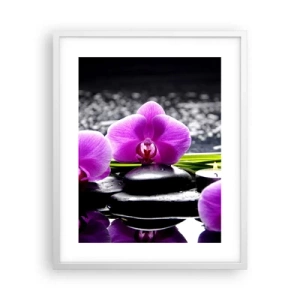 Poster in einem weißen Rahmen - In Ruhe ertrinken - 40x50 cm