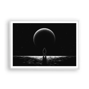 Poster in einem weißen Rahmen - Angesicht zu Angesicht - 100x70 cm