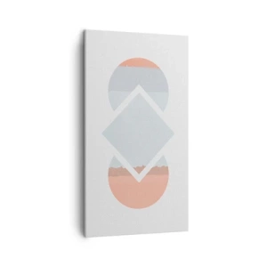 Bild auf Leinwand - Leinwandbild - Die Situation ist klar - 45x80 cm