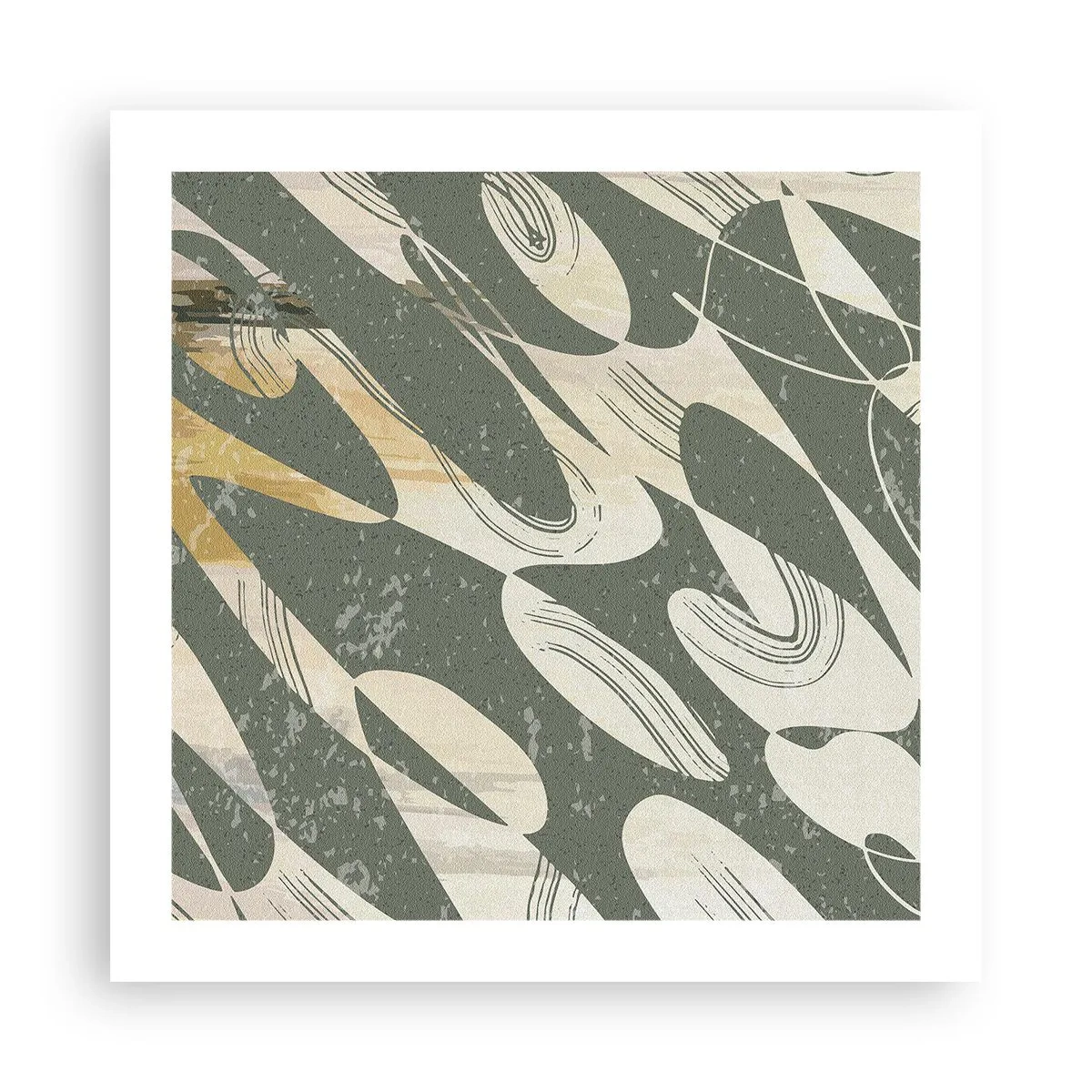 Poster - Rhythmische Abstraktion - 50x50 cm