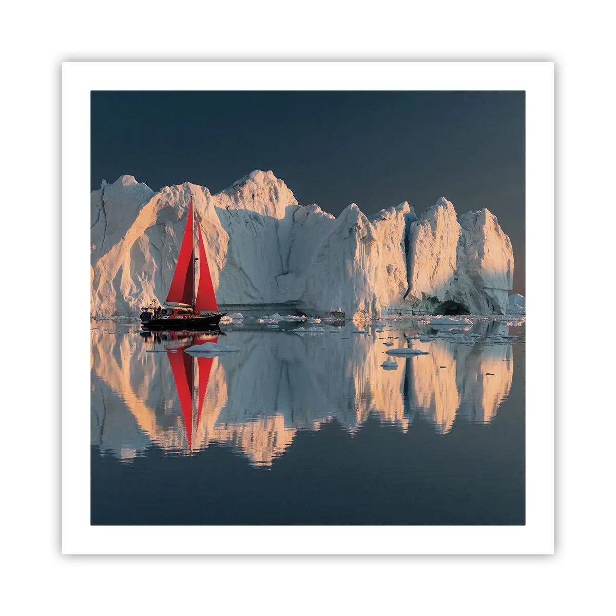 Poster - Am Rande der Welt - 60x60 cm