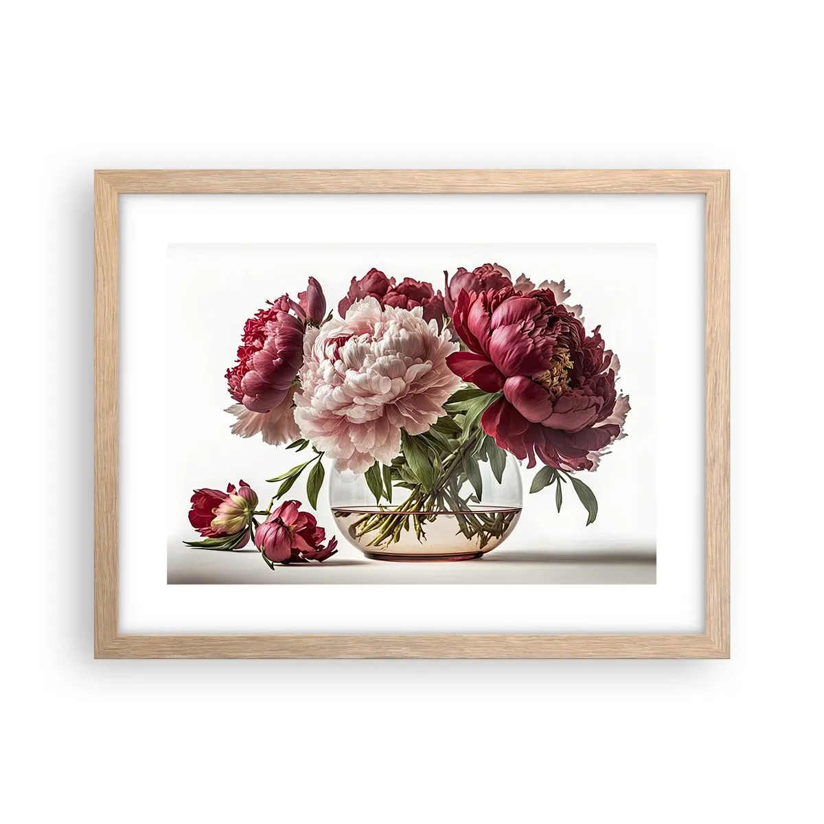 Poster in einem Rahmen aus heller Eiche - In voller Schönheit - 40x30 cm