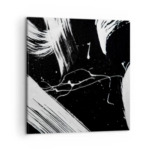 Bild auf Leinwand - Leinwandbild - Dunkelheit durchbrechen - 60x60 cm