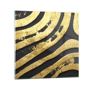 Glasbild - Bild auf glas - Alles fließt - 70x70 cm