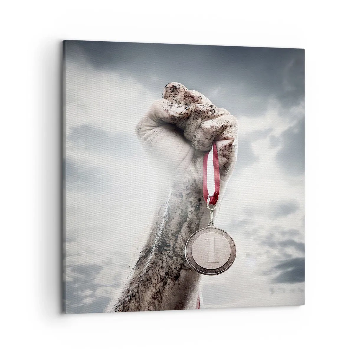 Bild auf Leinwand - Leinwandbild - Per aspera ad astra - 50x50 cm