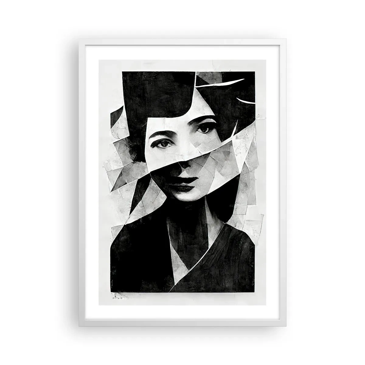 Poster in einem weißen Rahmen - So, wie du wirklich bist… - 50x70 cm