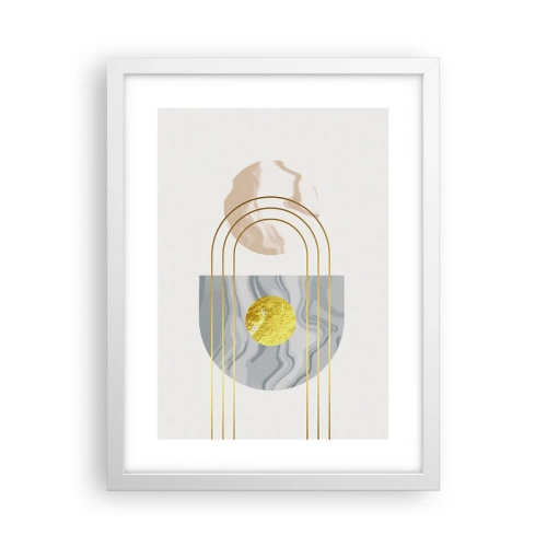 Poster in einem weißen Rahmen - Helligkeit und Brillanz - 30x40 cm