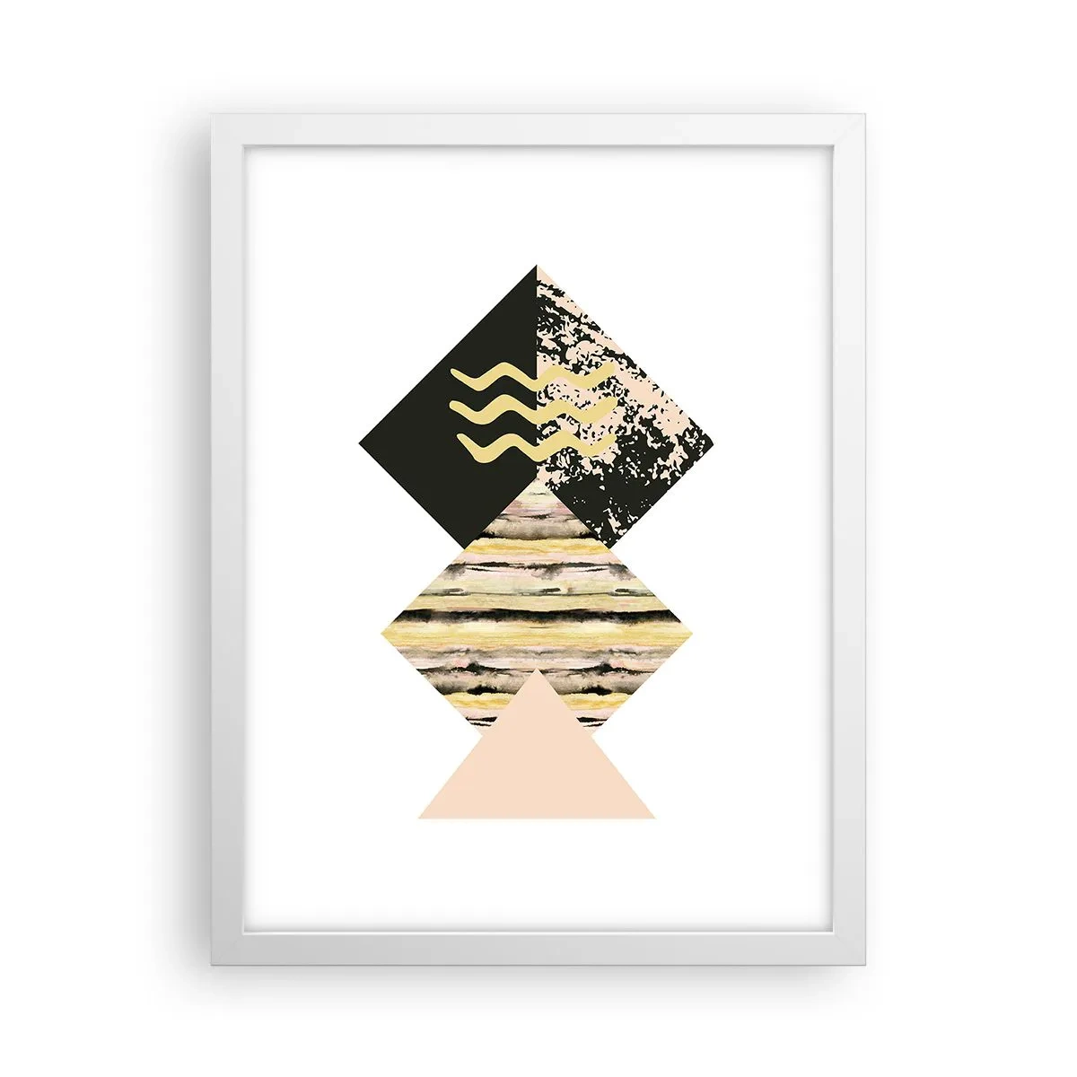 Poster in einem weißen Rahmen - Es ist nicht so einfach - 30x40 cm