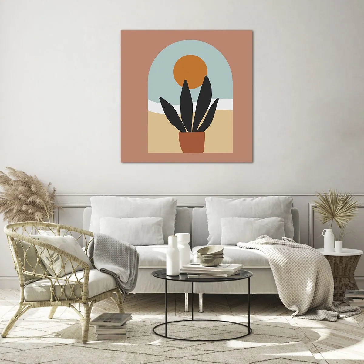 Glasbild - Bild auf glas - Kleine Freuden - 50x50 cm