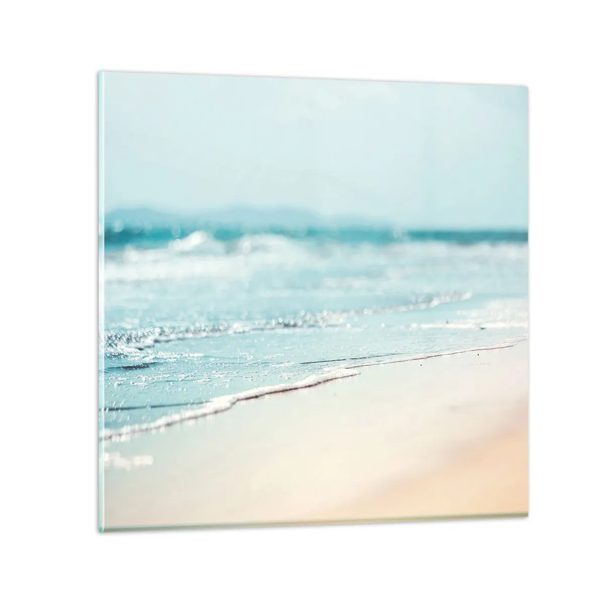 Glasbild - Bild auf glas - Hitze und Lärm - 70x70 cm