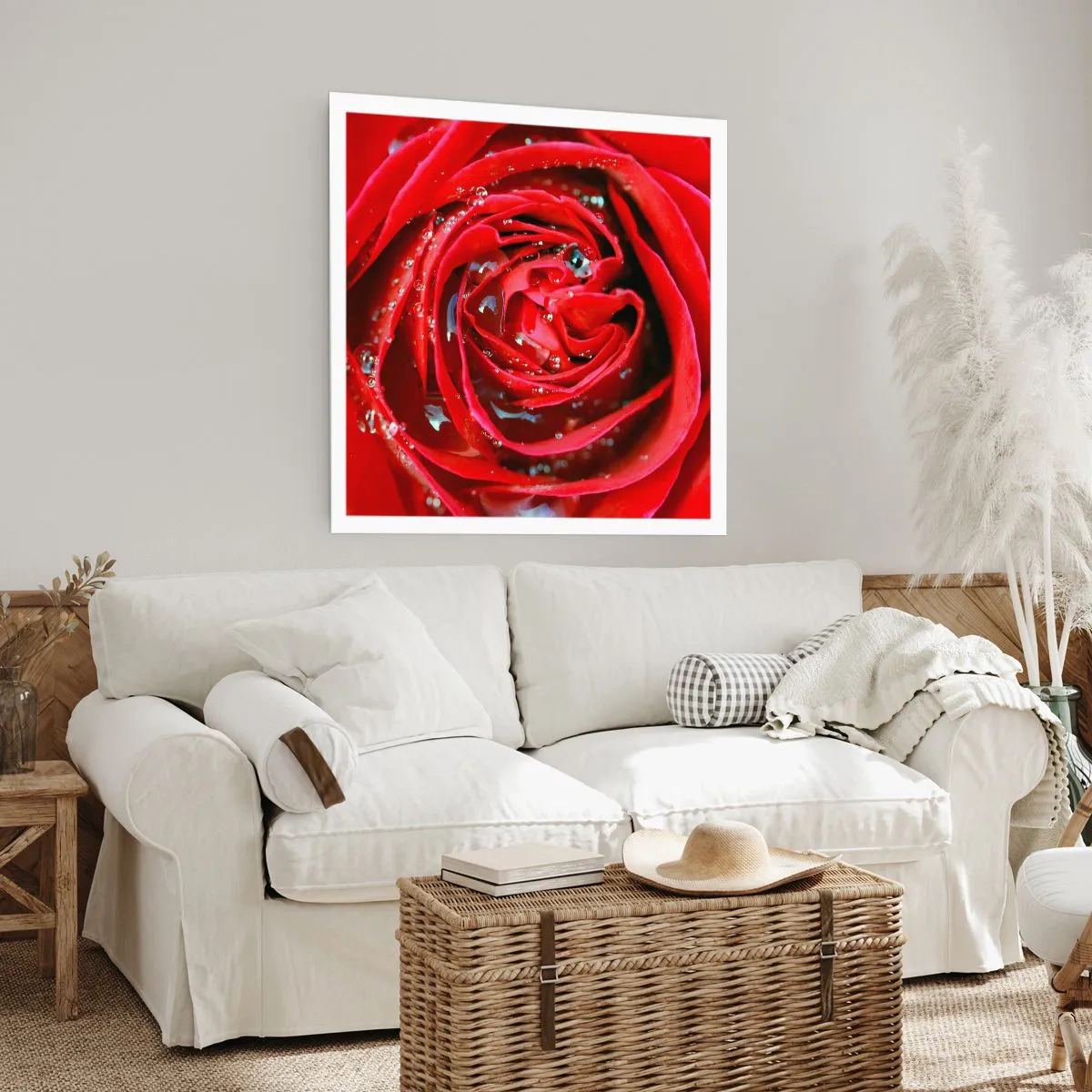 Poster - In den Tautropfen - 50x50 cm