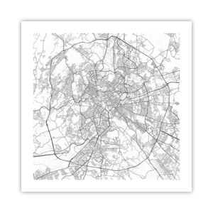 Poster - Römischer Kreis - 50x50 cm