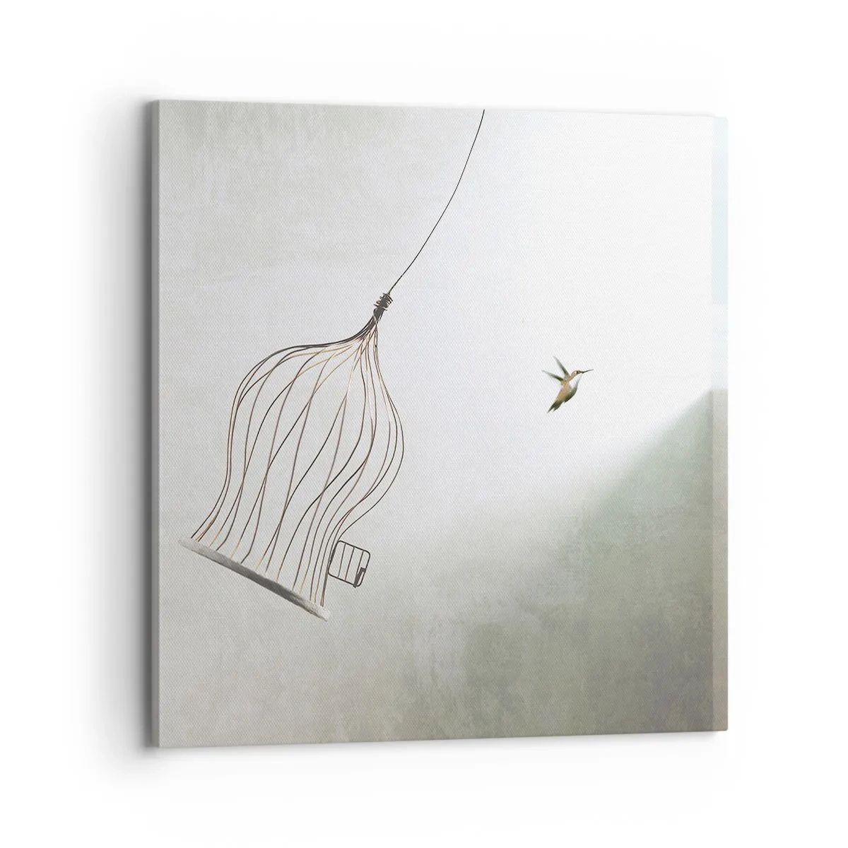 Bild auf Leinwand - Leinwandbild - In seinem Element - 70x70 cm