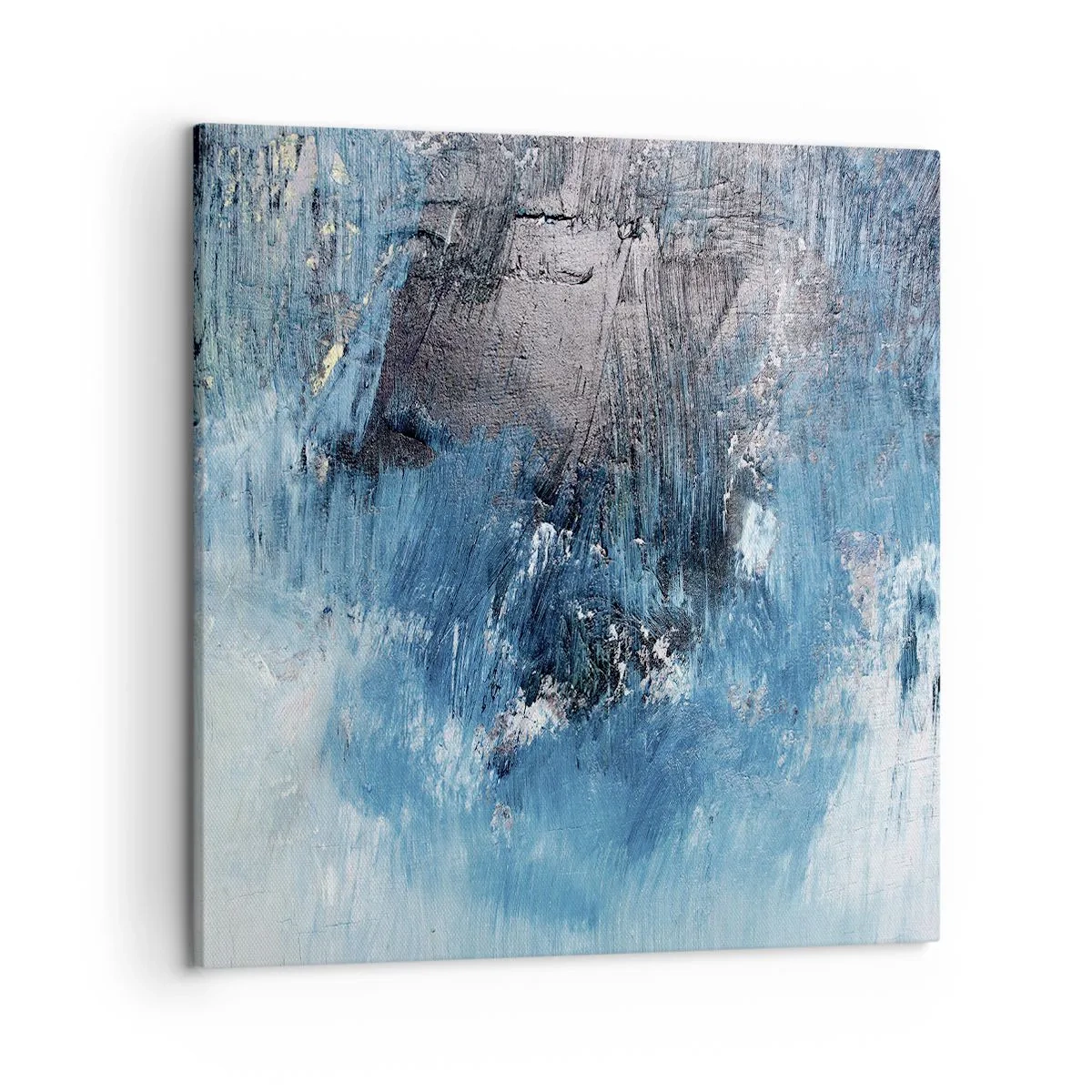 Bild auf Leinwand - Leinwandbild - Rhapsodie in Blau - 50x50 cm