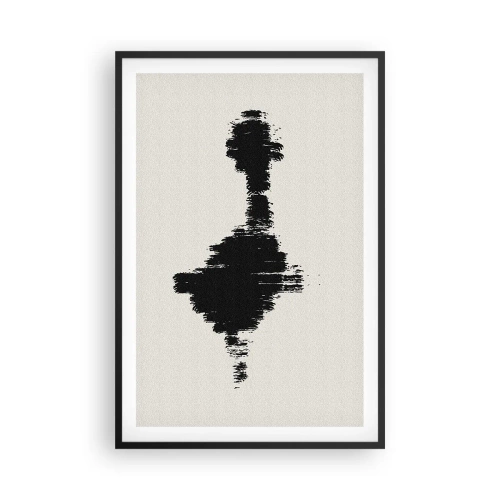 Poster in einem schwarzem Rahmen - Schwingungen der Fantasie - 61x91 cm