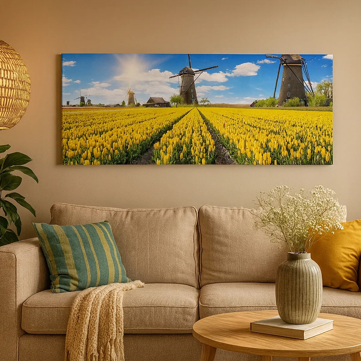 Bild auf Leinwand - Leinwandbild - Holländischer geht's nicht - 30x30 cm